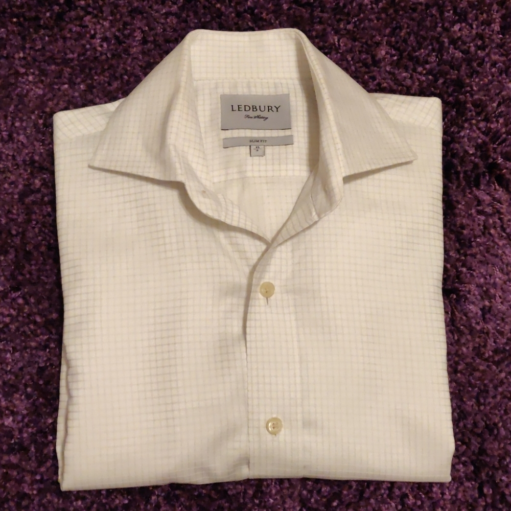 Men's Ledbury slim fit dress shirt, size small
